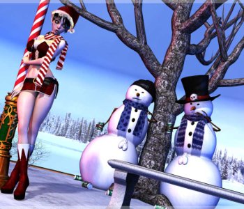 Mynxie - Snowmen Porn Comics