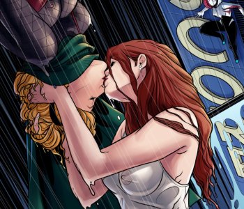 Ghost Spider VS. Green Goblin Porn Comics